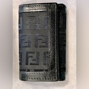 Fendi Canvas Zucca FF Keyholder | Color: Black | In great condition!